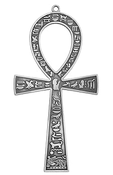 古代エジプト、アフリカアンティーク Amazon.co.jp: NileCart 17.78cm 大きなメタル エジプトのANKH